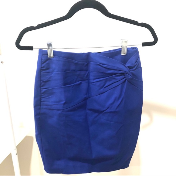 H&M Pencil Skirt in Blue size 6 - Picture 1 of 6